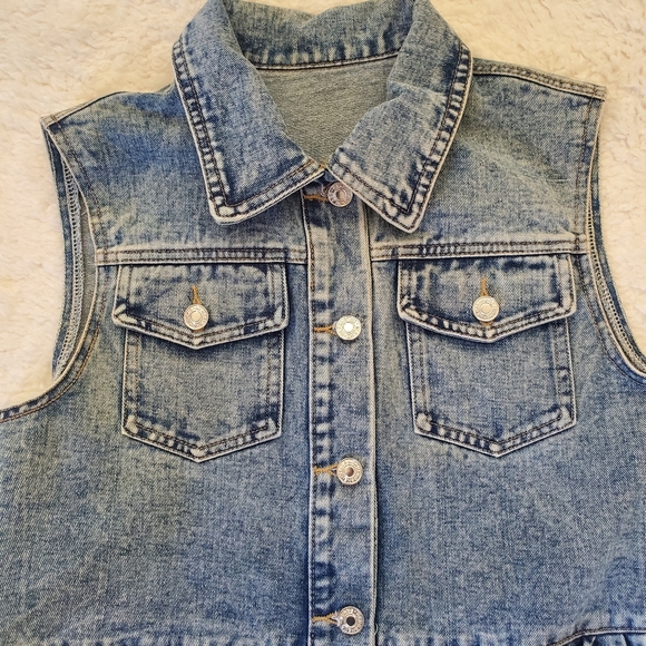 Blue Jean Dress. Size MEDIUM. - Picture 9 of 12
